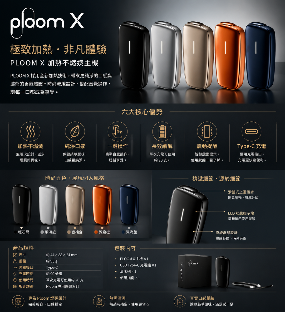 PLOOM X主機適用 EVO / MEVIUS煙彈 711 加熱菸口味
