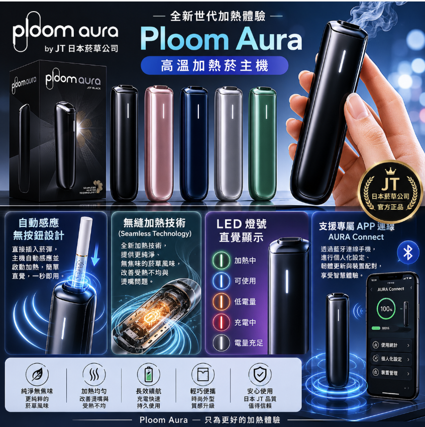 711 加熱菸主機 Ploom Aura主機適用 EVO / MEVIUS 煙彈